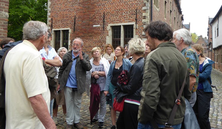 Begeleide stadswandeling bouwarcheologie Leuven - vertrek aan de archeohub