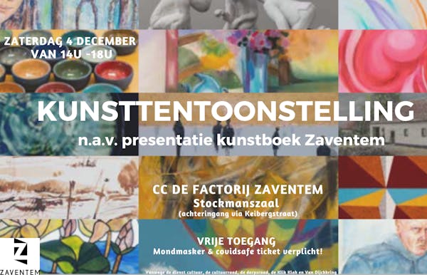 kunsttentoonstelling n.a.v. presentatie kunstboek Zaventem