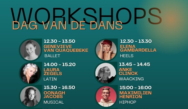 Dag van de Dans - workshopday Dansvloer Leuven