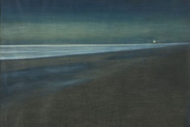 Léon Spilliaert, 'Nachtelijk strandgezicht', 1905