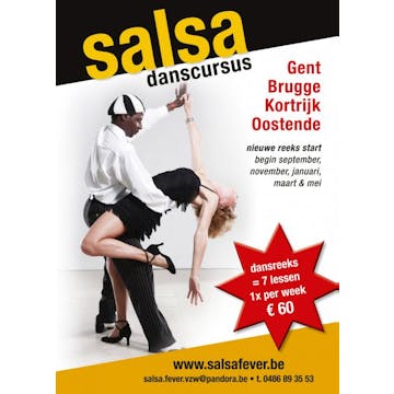 Salsa dans lessen | Salsa leren dansen | Salsa cursussen al niveau's | In Kortrijk
