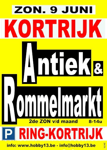 Antiek & Rommelmarkt te Kortreijk