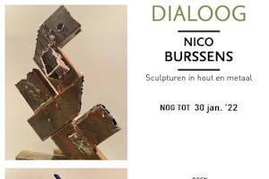 Tentoonstelling  Nico Burssens - DIALOOG - Sculpturen in hout en metaal