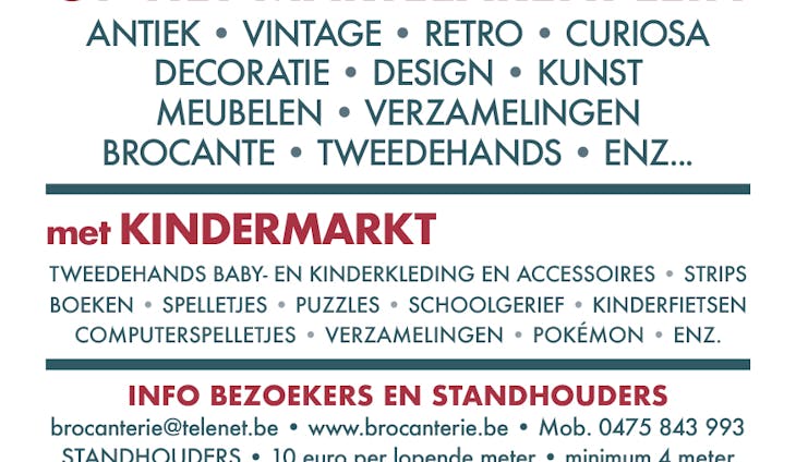 Grote Brocanterie "Langste dag" - Leuven + Kindermarkt