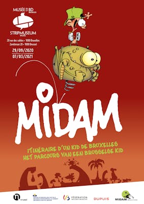Midam, itinéraire de Kid de Bruxelles