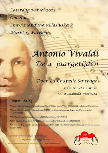 De 4 jaargetijden van Antonio Vivaldi door La Chapelle Sauvage
