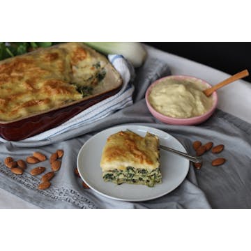 Vegetarische Lasagnes, Peter Vandermeersch, kookschool De Zonnekeuken