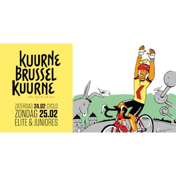 Start wielerwedstrijd Kuurne-Brussel-Kuurne