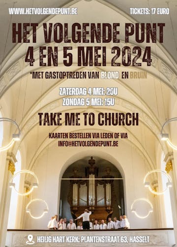 Concert   "  TAKE ME TO CHURCH  "