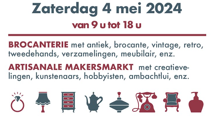Brocanterie met Artisanale Makersmarkt - Leuven