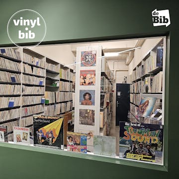 Bezoek het vinylmagazijn van bib Kortrijk