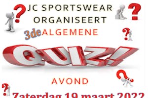 3de Algemene Quiz JC Sportswear