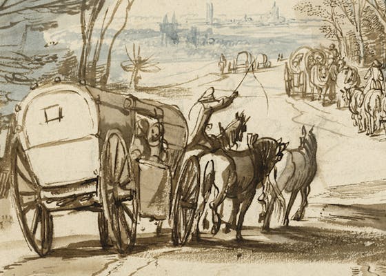 Jan Brueghel I, een uitmuntend tekenaar