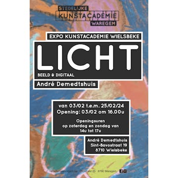 Expo Kunstacademie Wielsbeke - LICHT