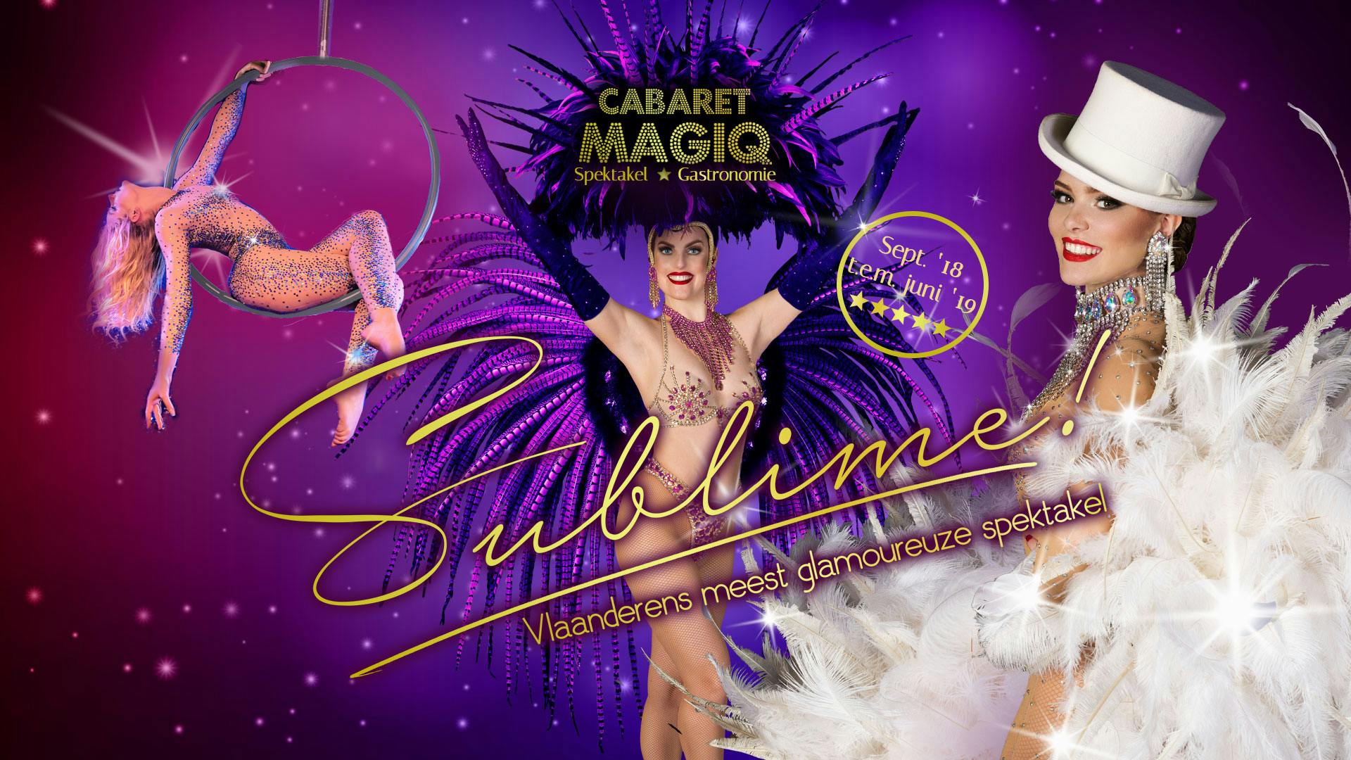 Seniorennamiddag Revueshow 'Sublime!' - Cabaret Magiq