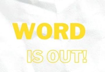 Dag van het Woord: Word is out!