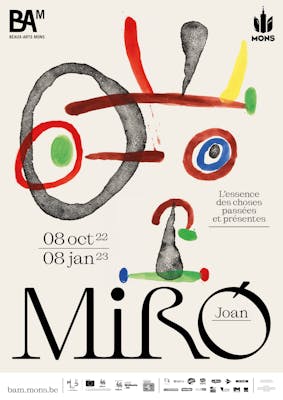Affiche de l'exposition Joan Miro - BAM