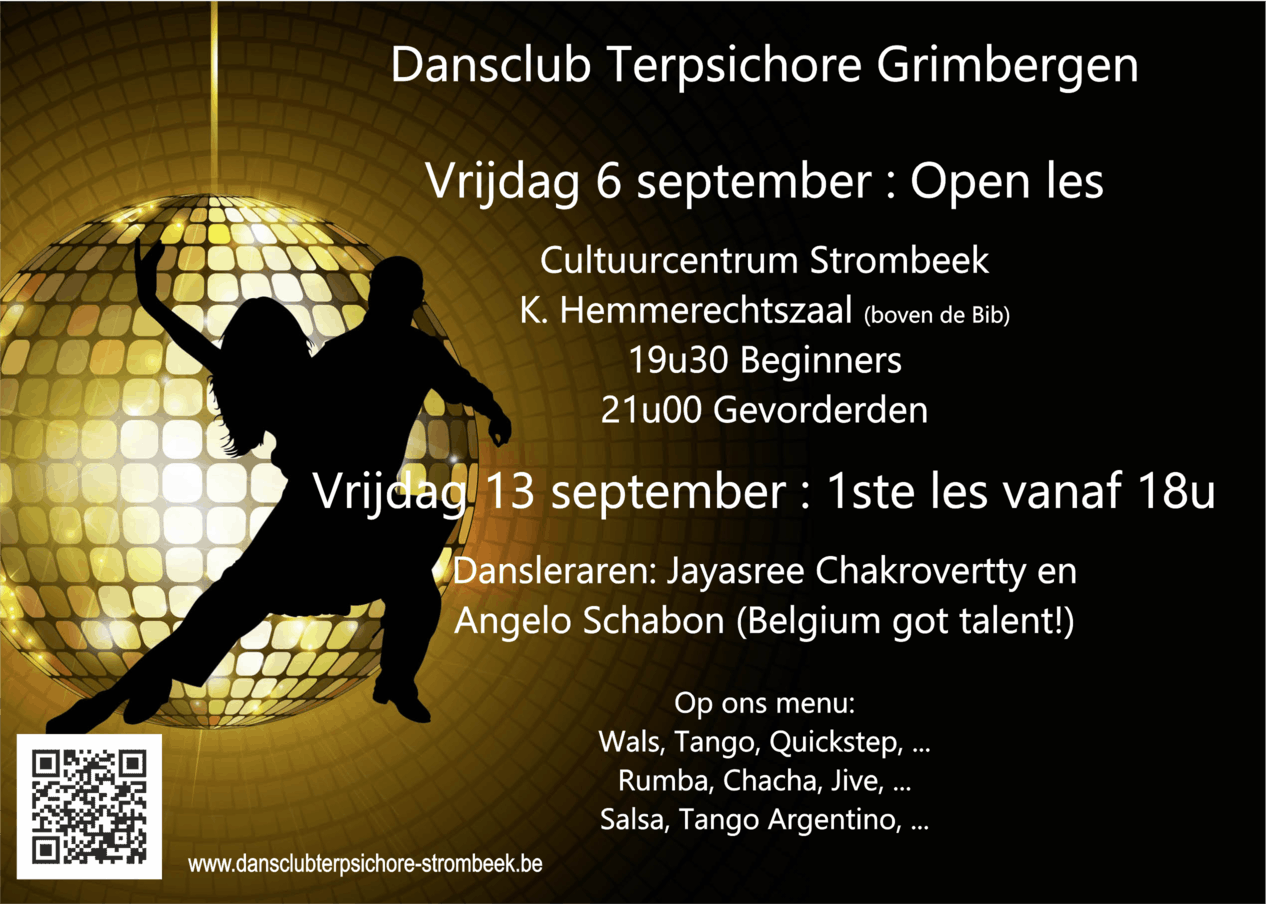 Start 1ste Lessenreeks Dansclub Terpsichore Strombeek-Bever