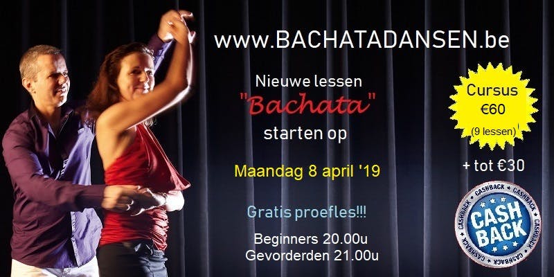 Cursussen Bachata vanaf 8 april.