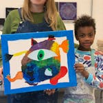 Ouder-kind: intuïtief en spelend schilderen