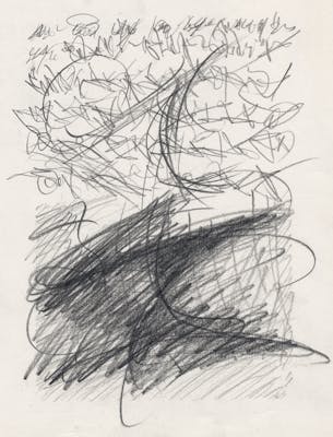 Reproduction : LEMAIRE, Claude, Sans titre, crayon noir, 210 x 297 mm,1992.