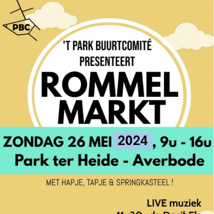 Rommelmarkt Park Ter Heide - Averbode