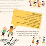 Combi kleutersportkamp/voorleesclub, relaxatie, kinderyoga Krokus 2023 (nieuw!)