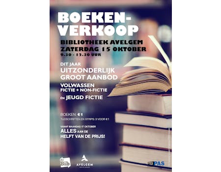 Boekenverkoop bibliotheek Avelgem
