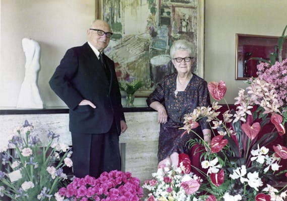 Jules en Irma Dhondt-Dhaenens, 1968.