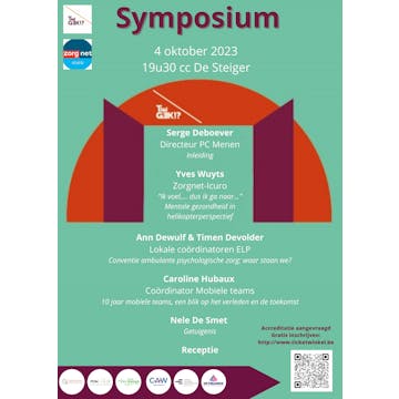 Symposium Open Geestdagen Menen 2023