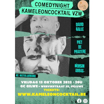 Comedy night Kameleoncocktail vzw