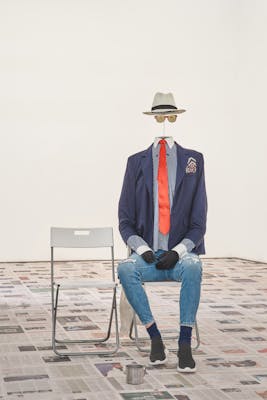 ‘Headless Man’, Claire Fontaine, 2016