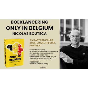 Boeklancering 'Only in Belgium' van Nicolas Bouteca