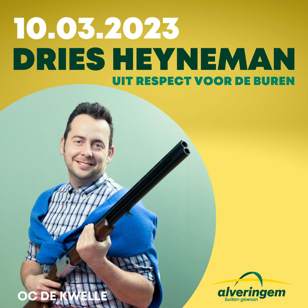 Evenement Dries Heyneman - Uit respect voor de bur
