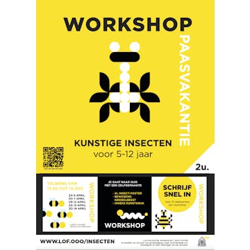 2u workshop insecten - 5-12 jaar