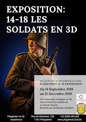 exposition - tentoostelling 14 -18 soldats - soldaten 3 D